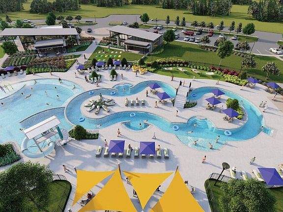 Enjoy this luxurious pool, perfect for a hot summer day full of relaxation.