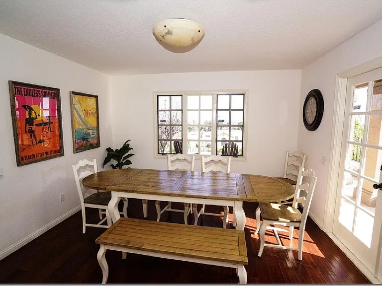 Living/Dining area with Bay and Ocean views
