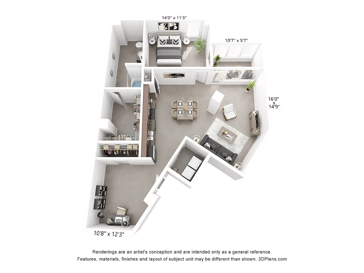 Floor plan A4 Den