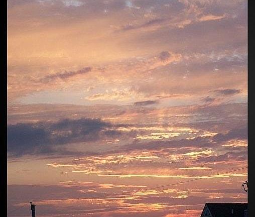 Sunset Views from Back Sundeck Overlooking Private Pool