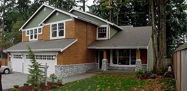 House when new - Landscaping has been added.