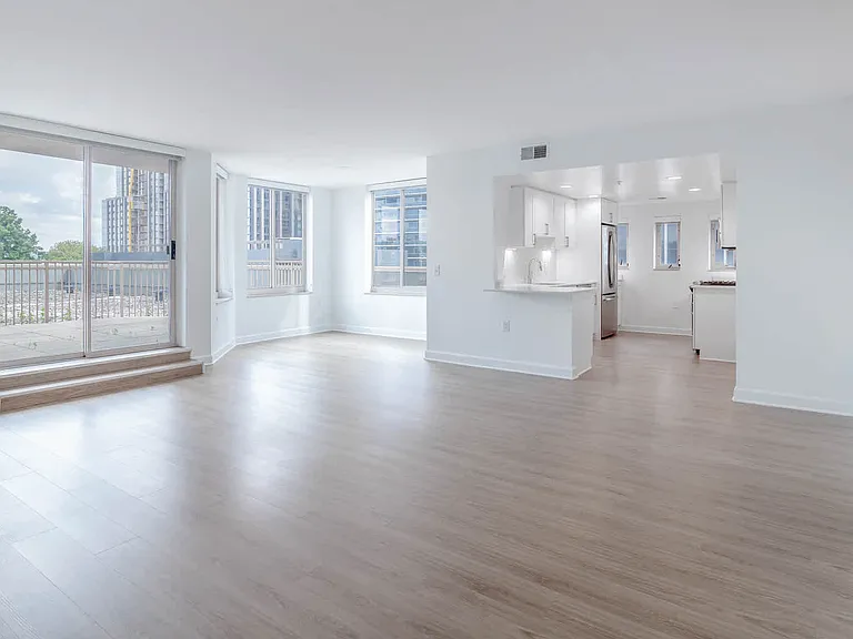 Living Room with Balcony and Hard Surface Flooring