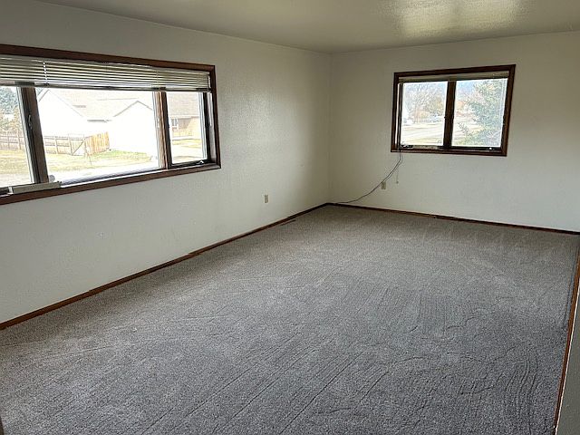 Living room with newer carpet