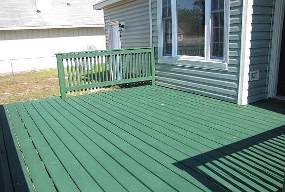 Back deck