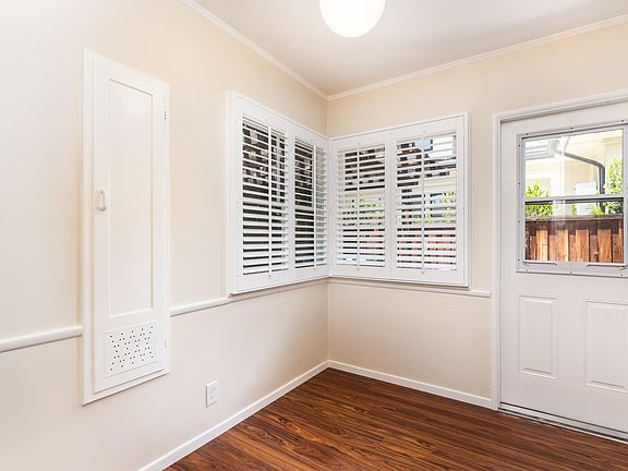 Breakfast nook, in kitchen