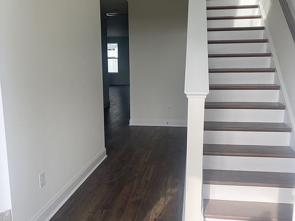 Hardwood floor on first floor
