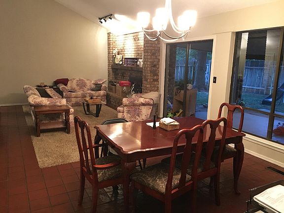 Dining, Living and Fireplace