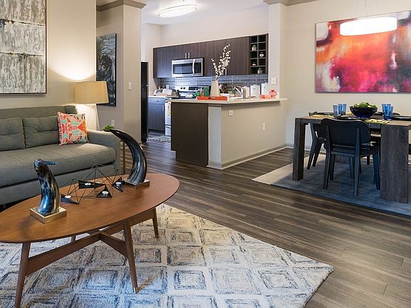 Griffis Lakeline Station Apartment Homes Living Area