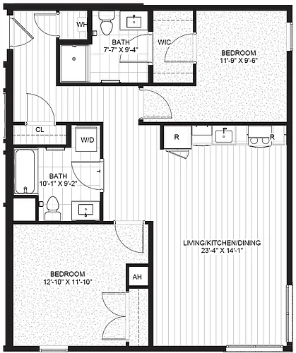 Floor plan B2Q