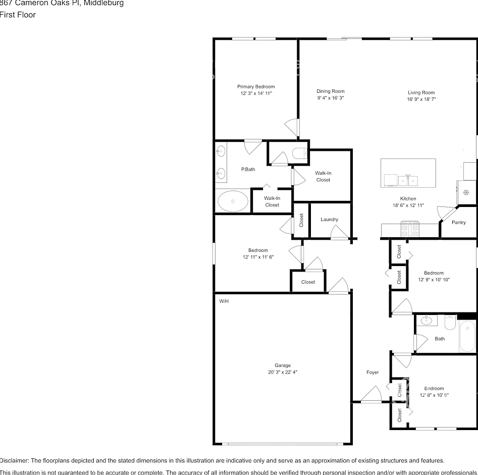 867 Cameron Oaks Pl Middleburg, FL 32068 — Photo 2
