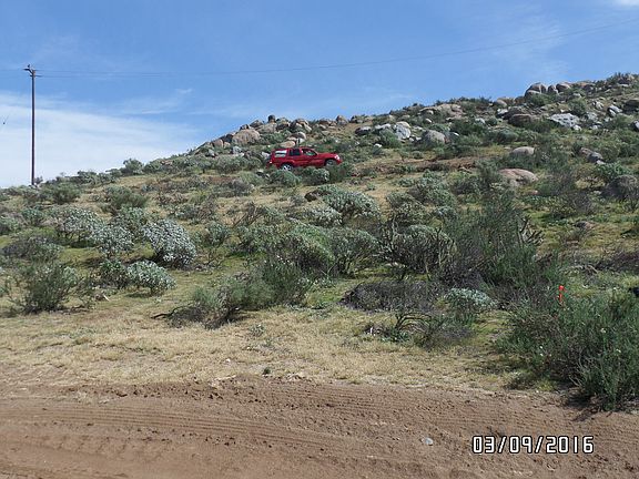 Jeep on top of view lot #1