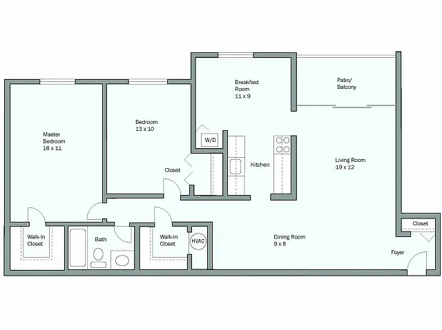 Floor plan Bentley - Gardens