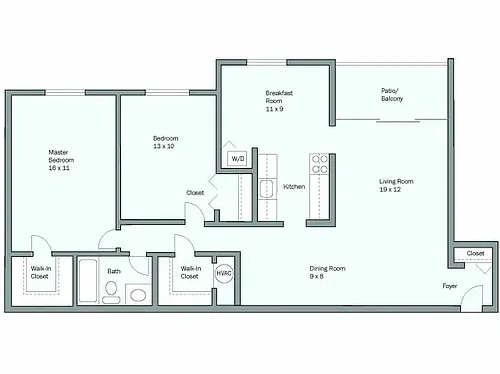 Floor plan Bentley - Gardens
