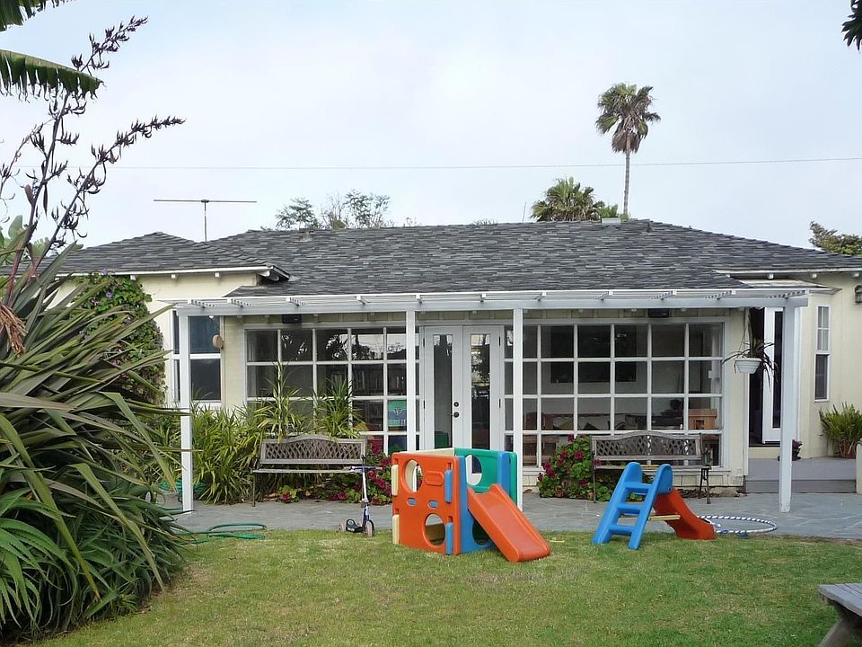 House viewed from the back.