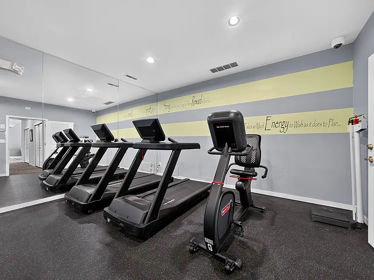 24-hour fitness center at Eastwood Village Apartments in Clinton Township, MI.