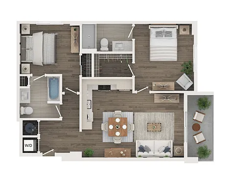 Floor plan Model B1