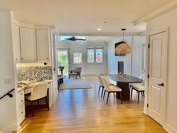 Furnished Resort Rental with white water ocean and coastline views is located in heart of Encinitas village, next to Moonlight Beach