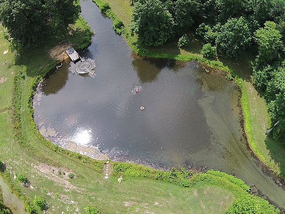Pond  swimming from 400ft