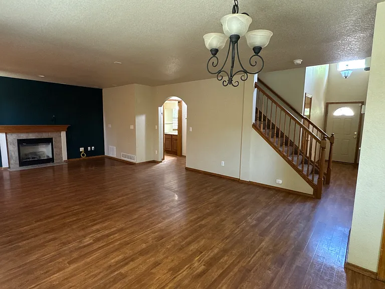 Back living room and dining