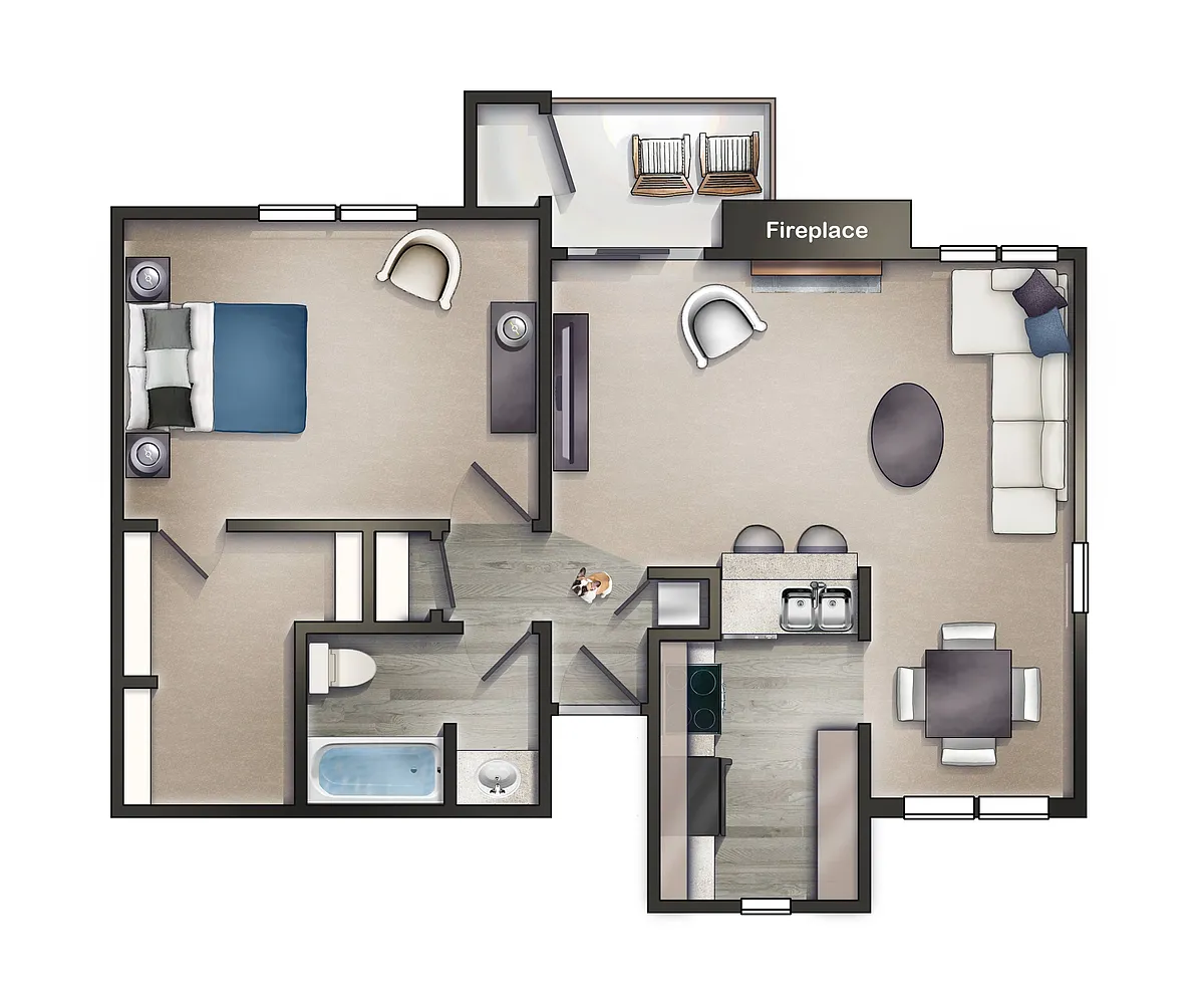 Floor plan The Blakely