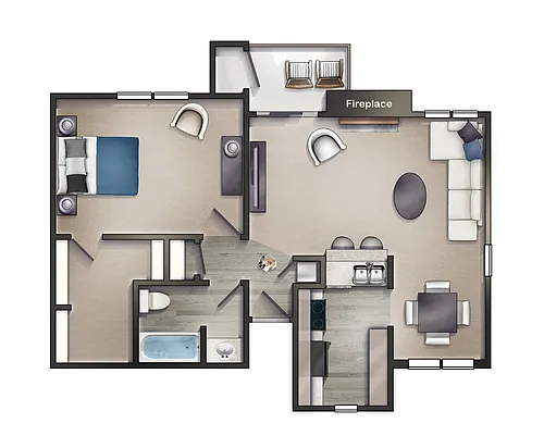Floor plan The Blakely