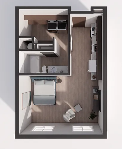 Floor plan Dusk-Ridge with Garage