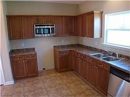 Kitchen with stainless steel appliances