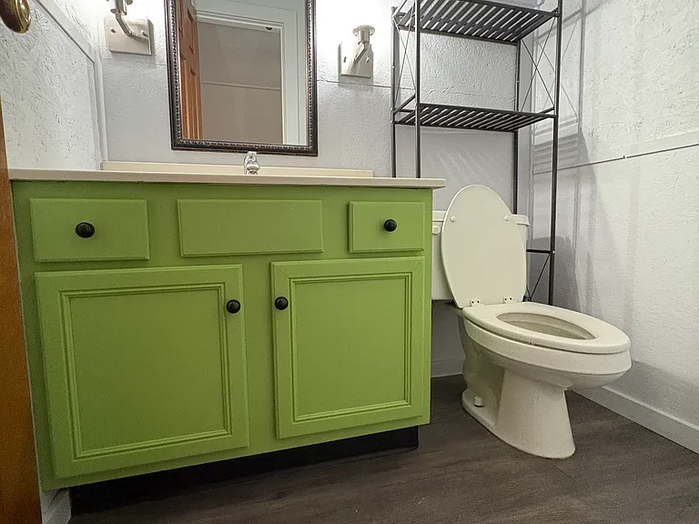 Half bath upstairs