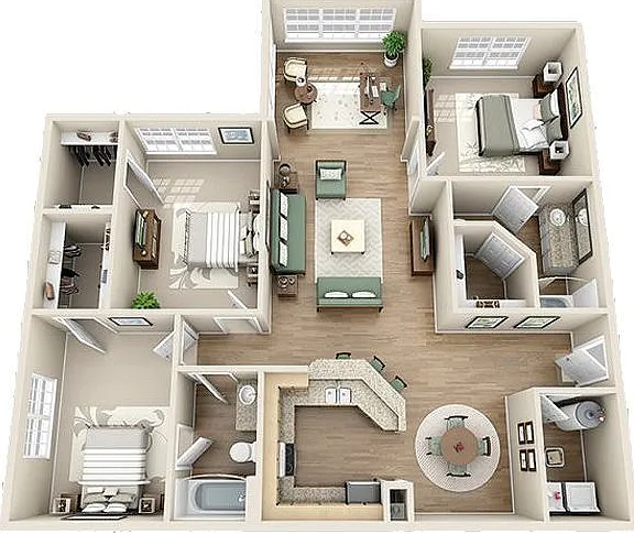 The Ballantyne W/Solarium floor plan The Sagewood