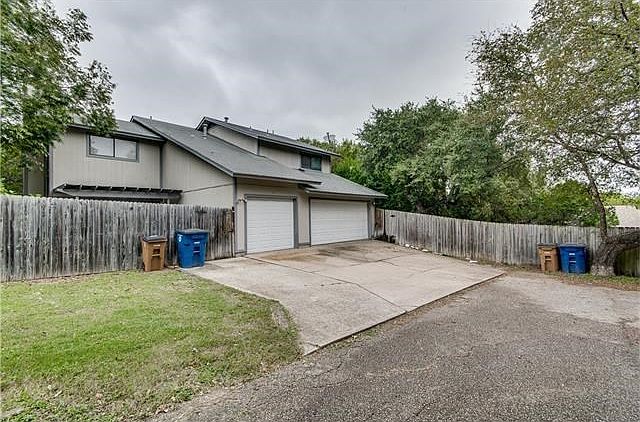 Private Driveway to the garages, Unit A is 2 car, Unit B is 1 car, very private