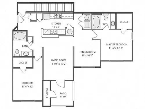 Floor plan B2A