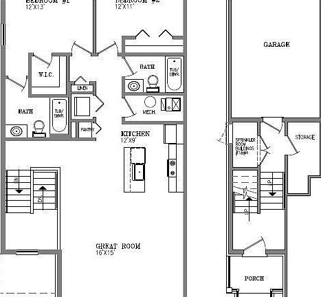 3rd floor ranch. No elevator