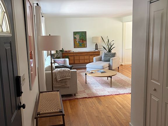 Entryway into living room