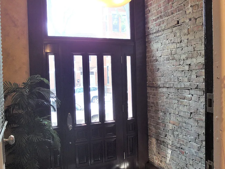 Front entry foyer to the residence