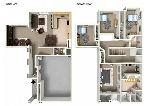 Floor plan 4X25