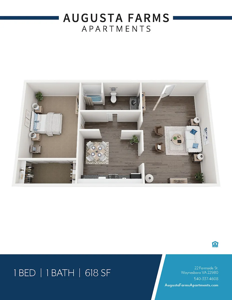 Floor plan 1 Bed
