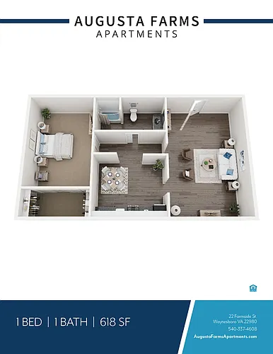 Floor plan 1 Bed