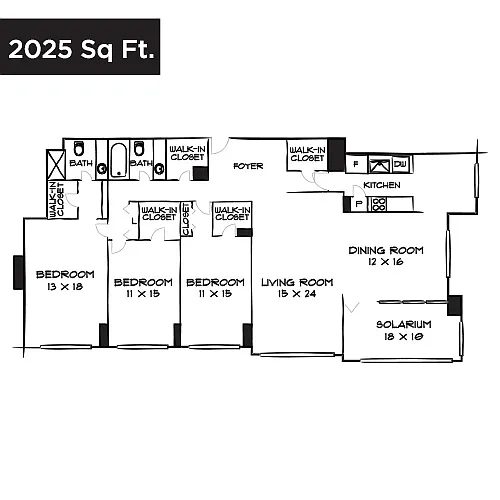 Floor plan Design 3B