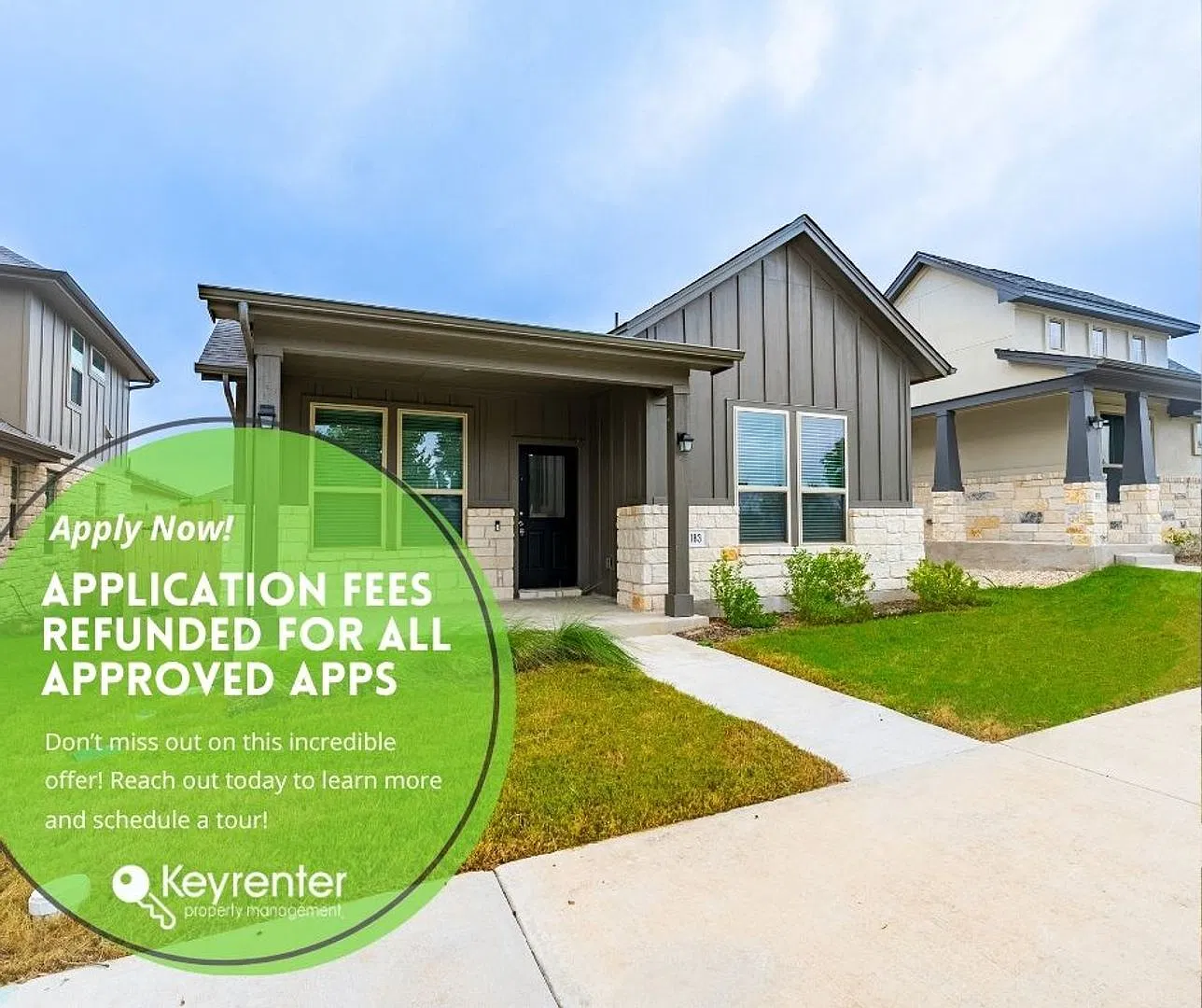 Beautiful 3 bedroom, 2 bathroom home in Kyle — Photo 1