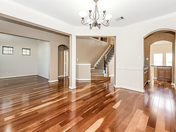 Formal dining room to the right and office to the right upon entry
