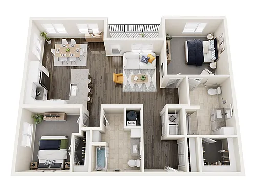 Floor plan B2