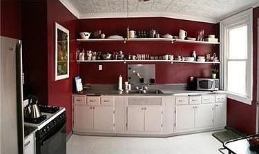 Kitchen front view