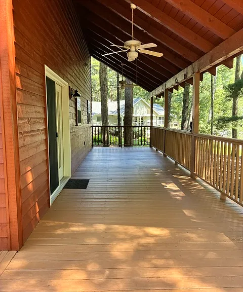 Rear porch