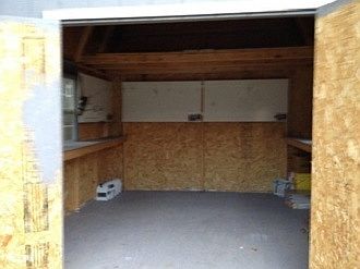 Inside of Storage Shed