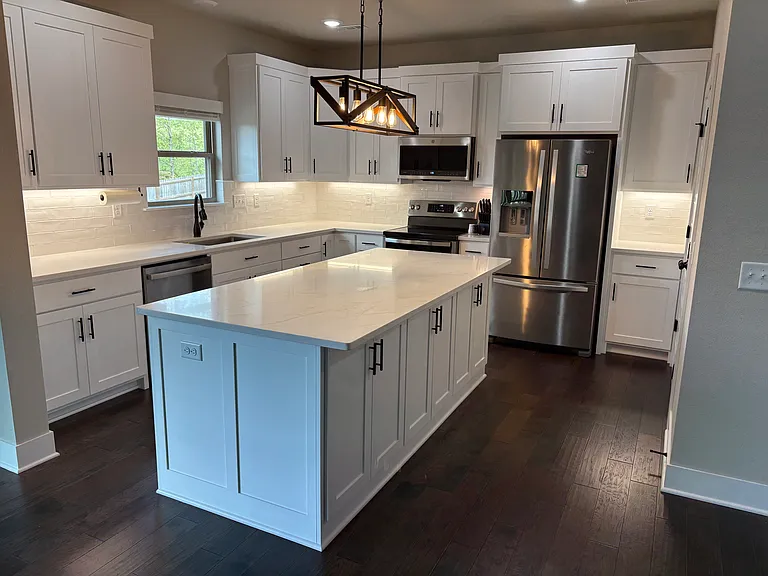 Bright open kitchen