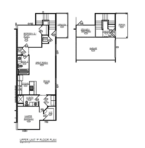 Floor plan Apartment Upper