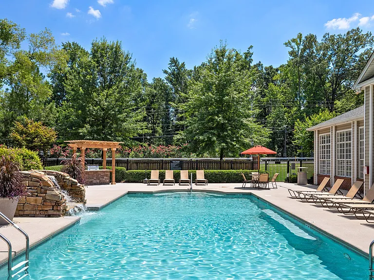 Spacious Swimming Pool View with Sundeck