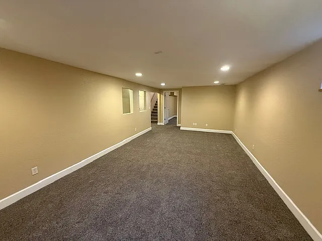Downstairs family room