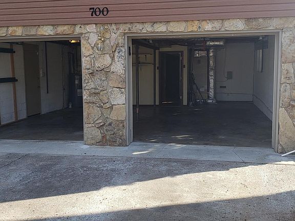 Two car garage exterior