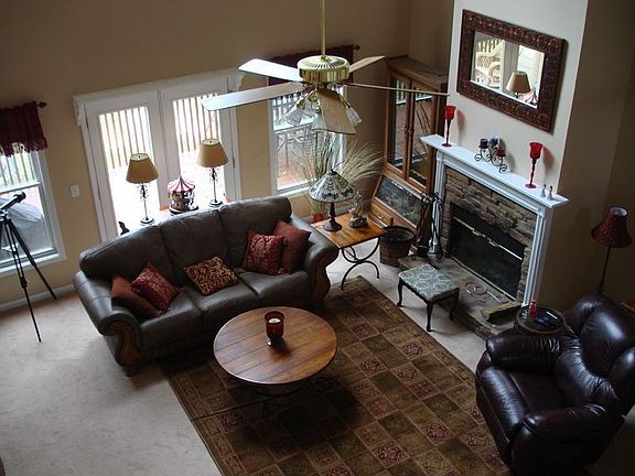 Top View of Living Room